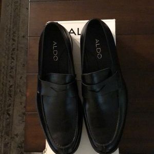 Brand new MENS Aldo Huguenin black Loafers 12